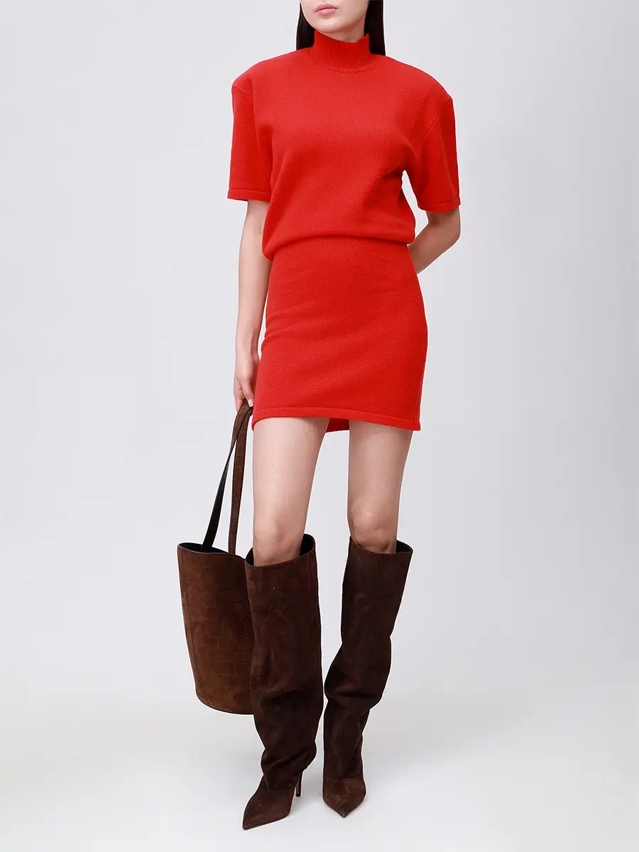 Платье шерстяное