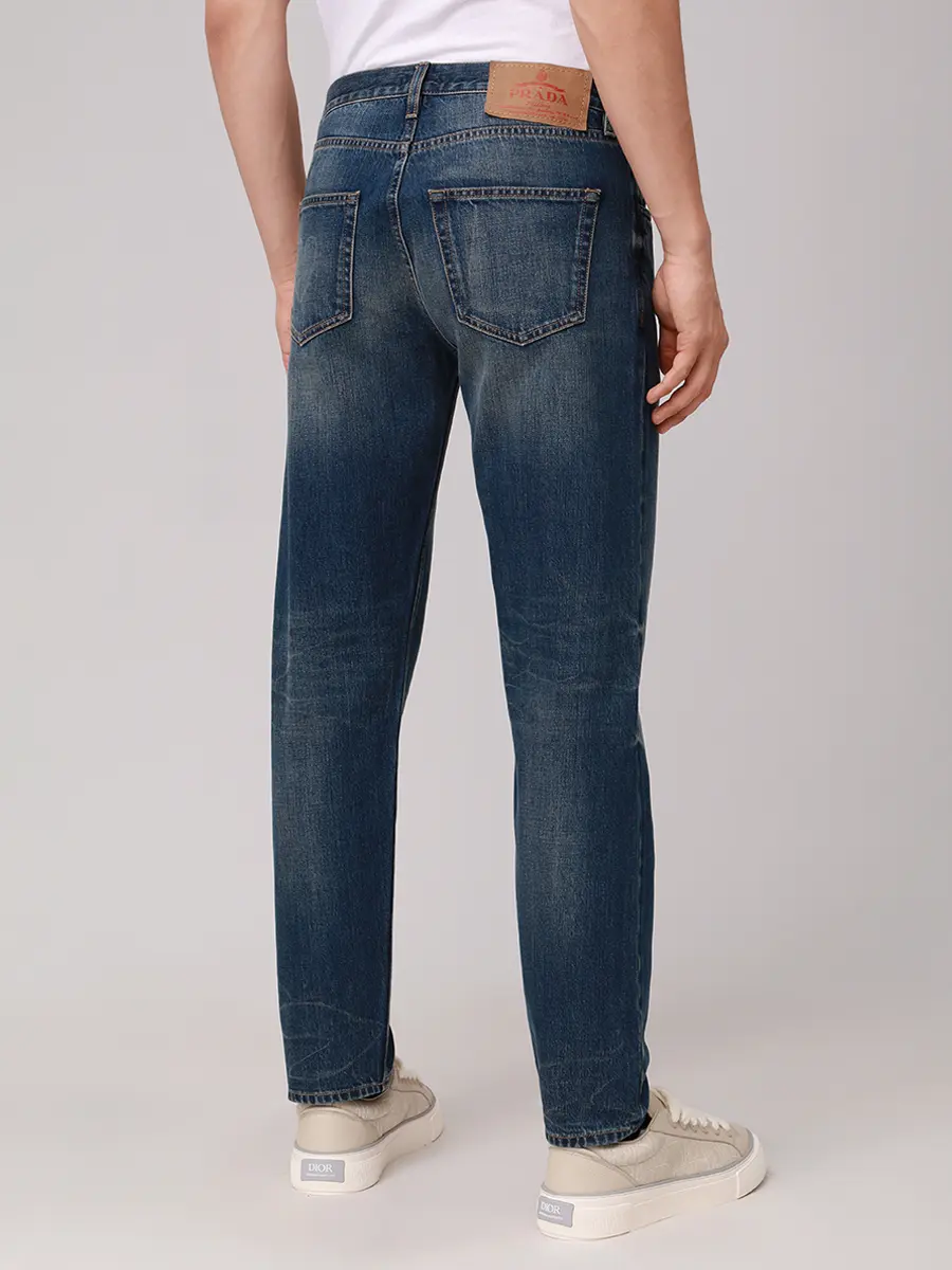 Джинсы из хлопка