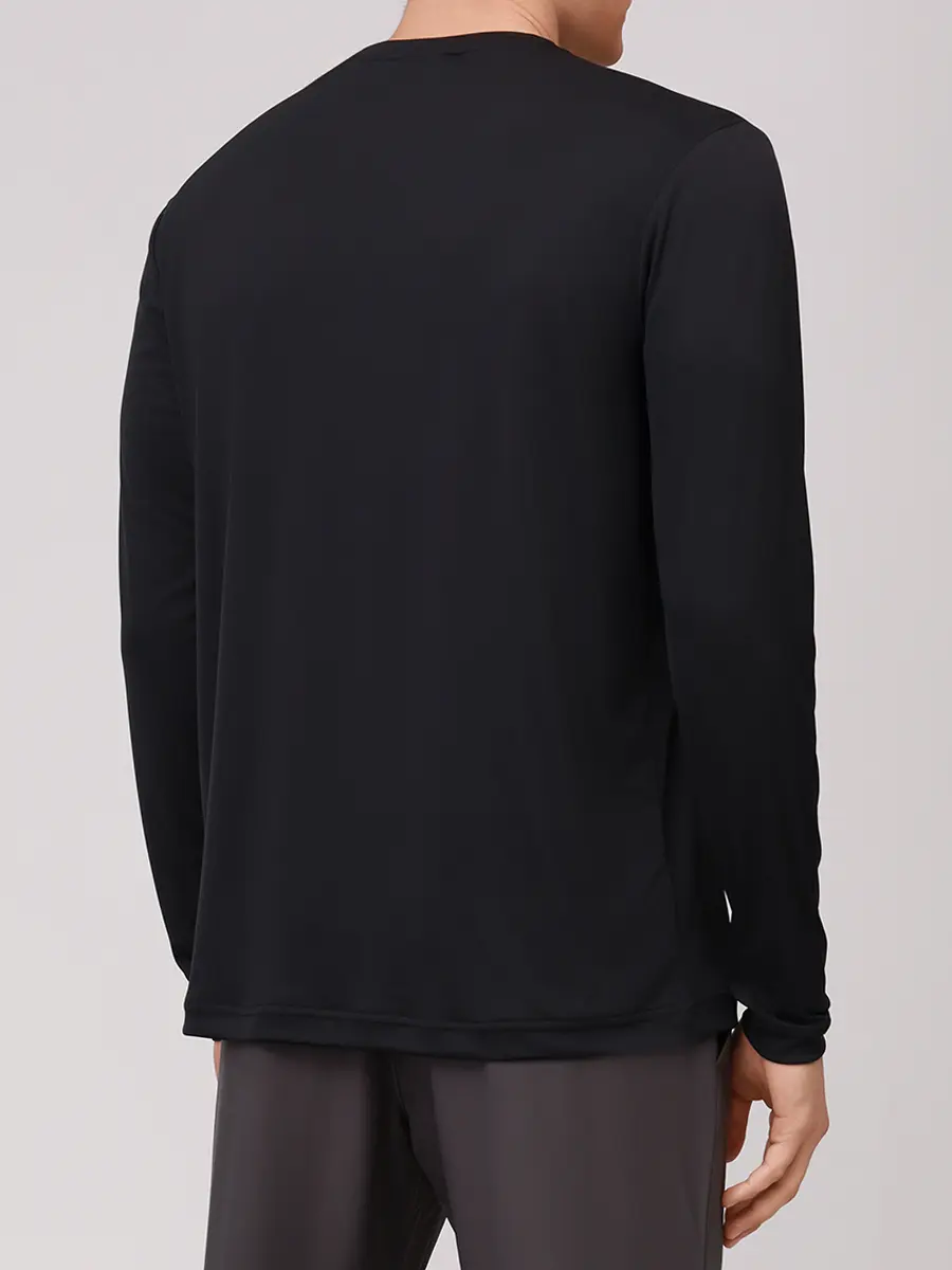 Лонгслив однотонный