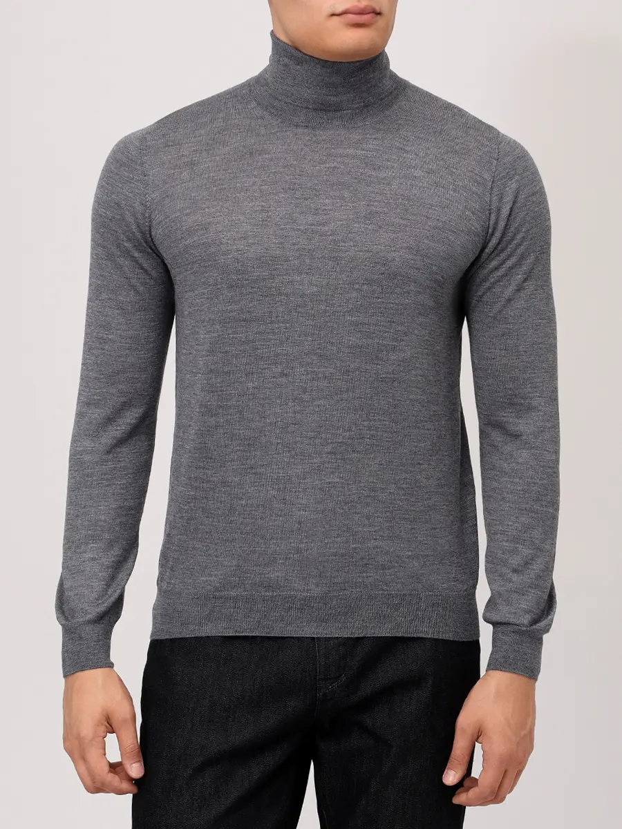 Водолазка из шерсти и шелка