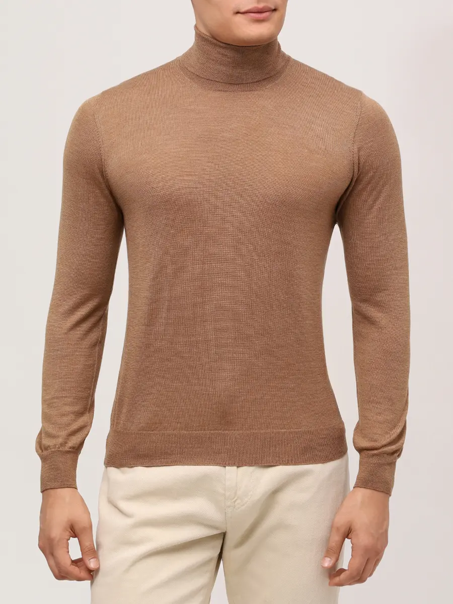 Водолазка из шерсти и шелка