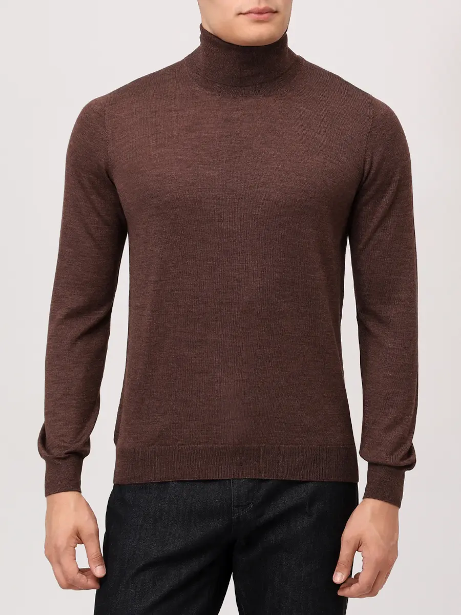 Водолазка из шерсти и шелка