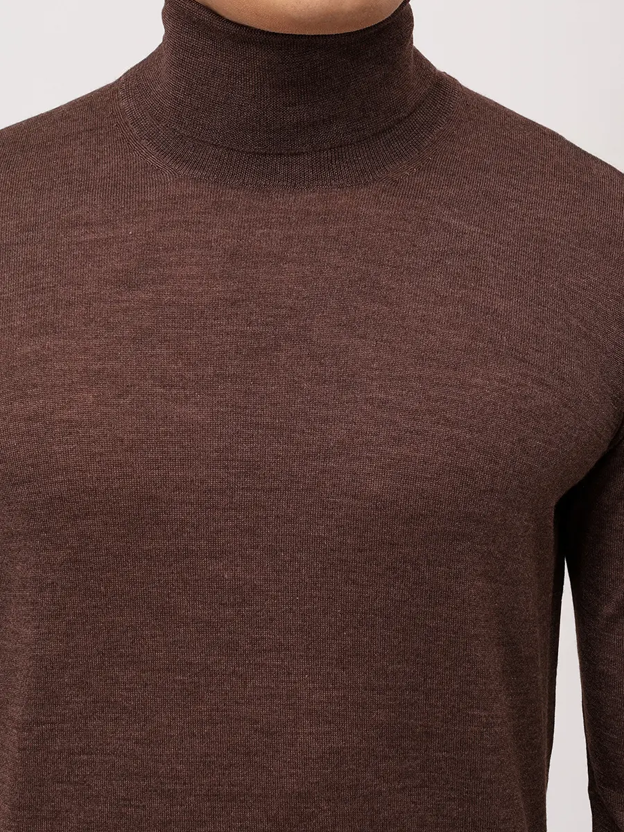 Водолазка из шерсти и шелка