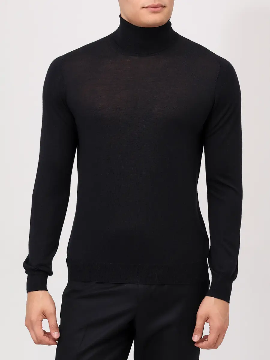 Водолазка из шерсти и шелка