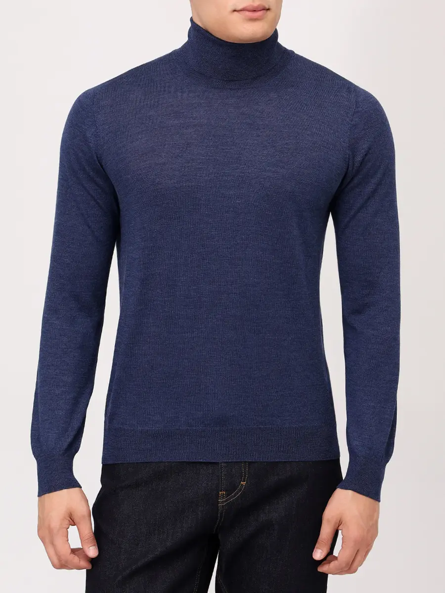 Водолазка из шерсти и шелка