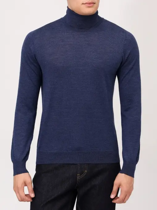 Водолазка из шерсти и шелка GRAN SASSO