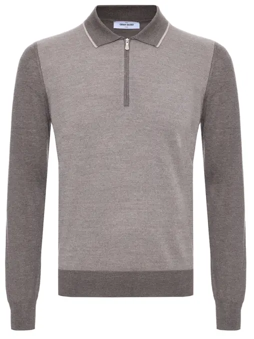 Поло шерстяное GRAN SASSO
