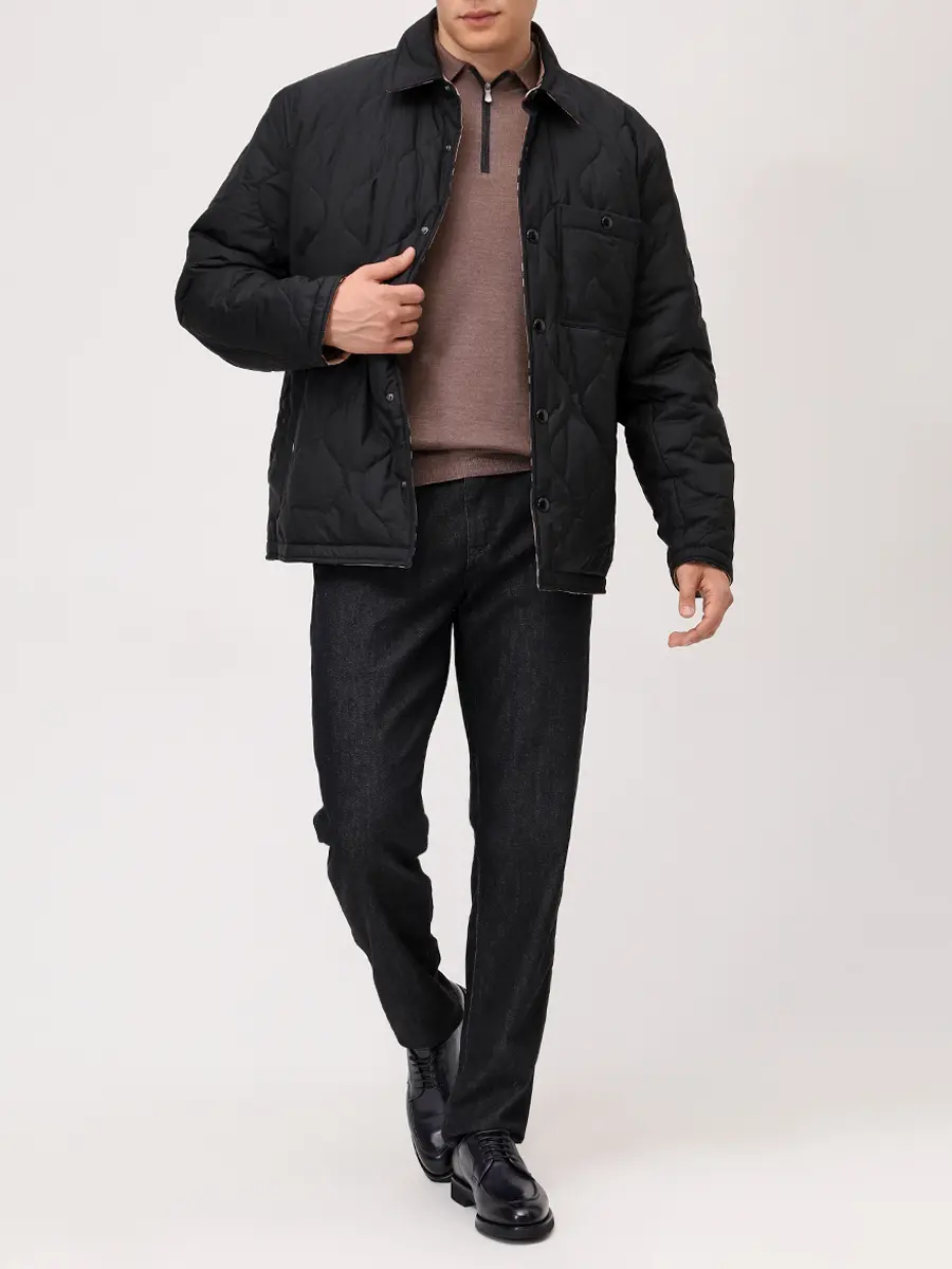 Поло из шерсти и шелка