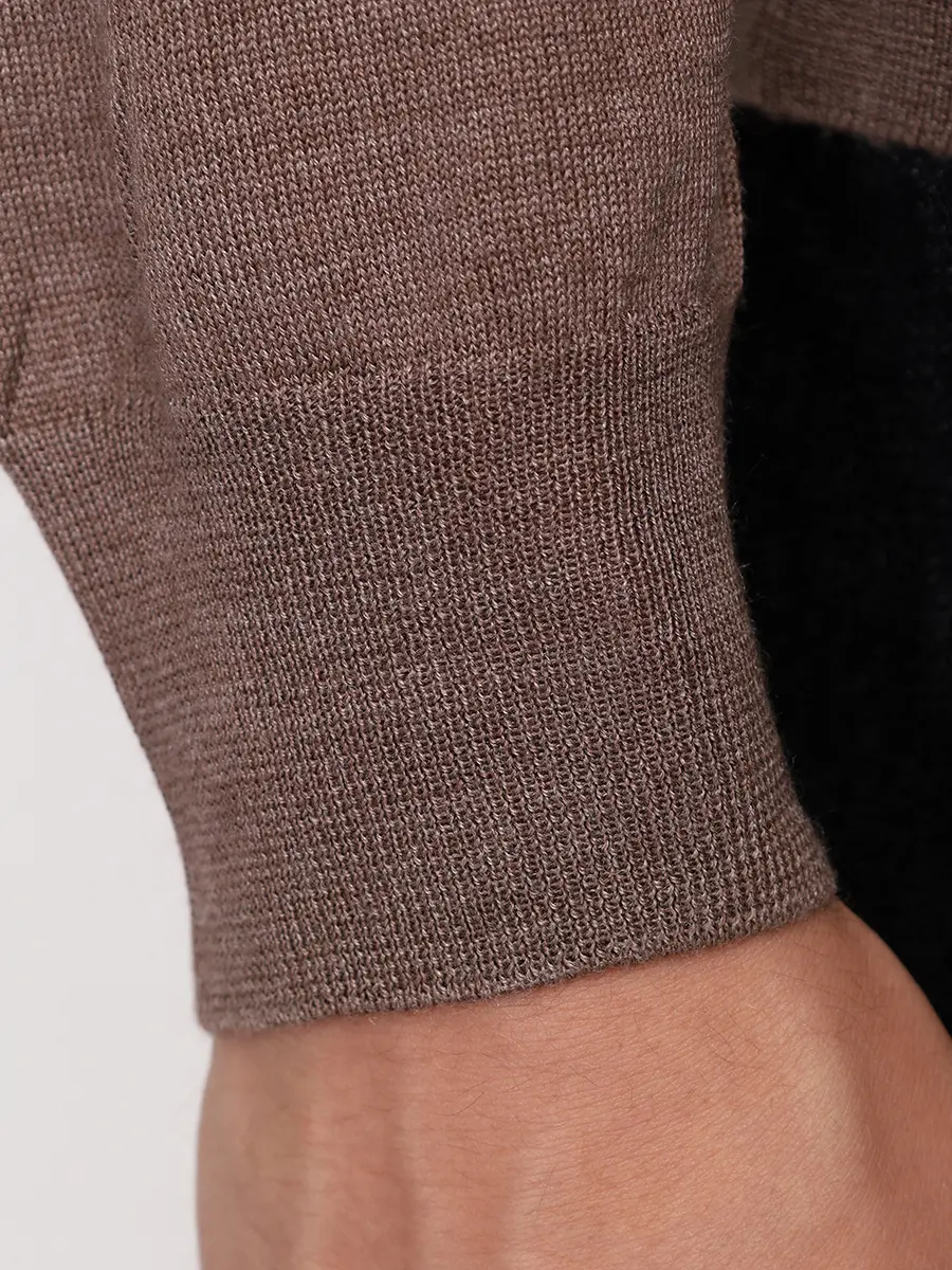 Поло из шерсти и шелка