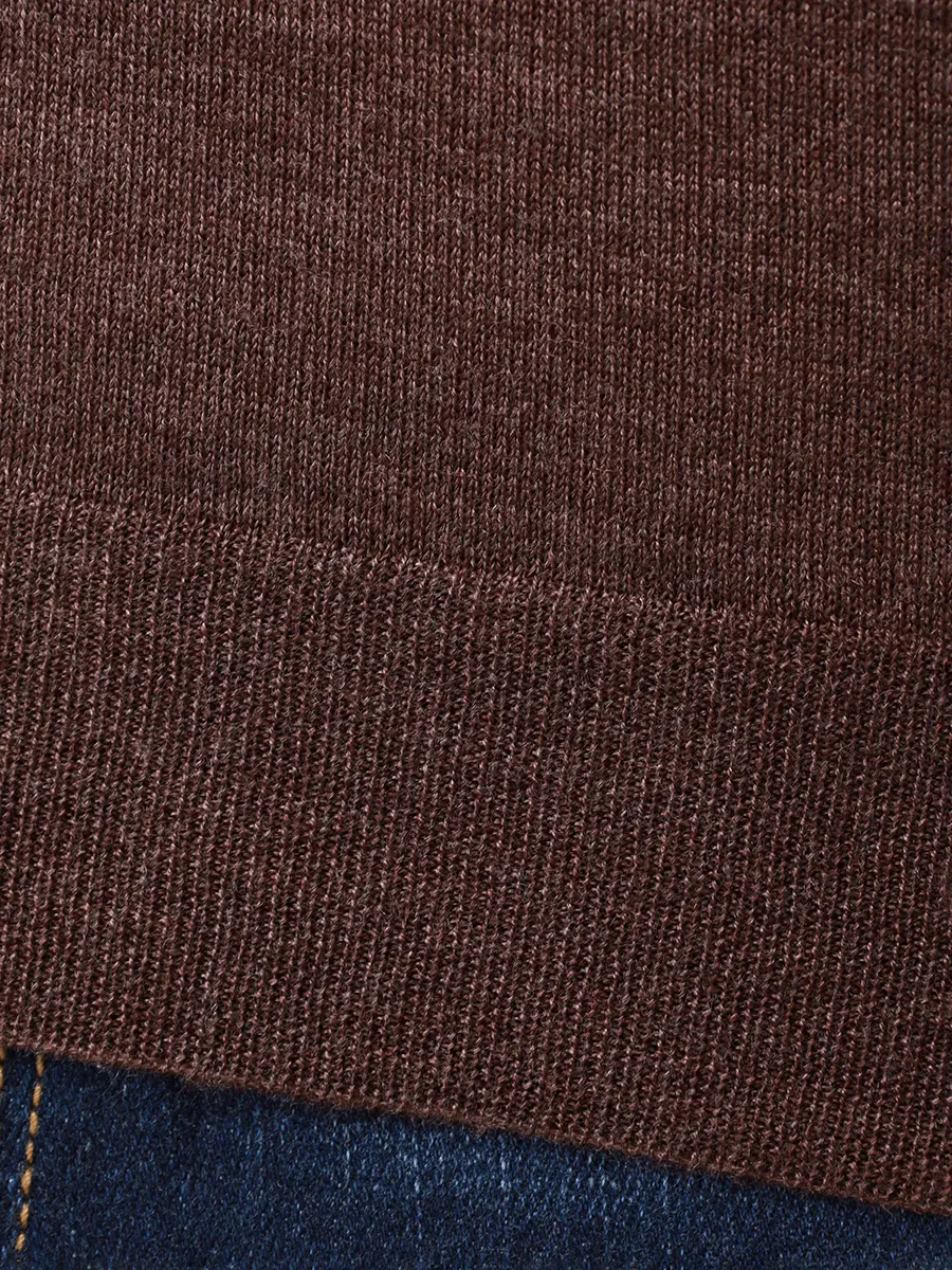 Поло из шерсти и шелка