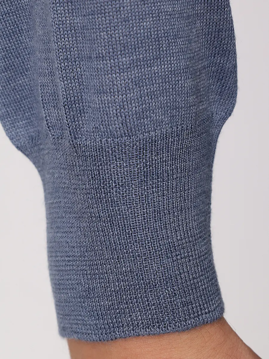 Поло из шерсти и шелка