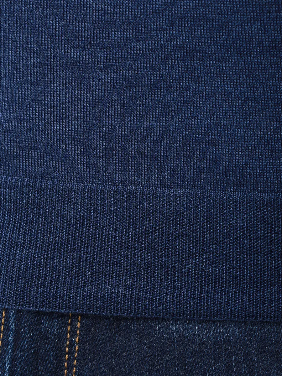 Поло из шерсти и шелка