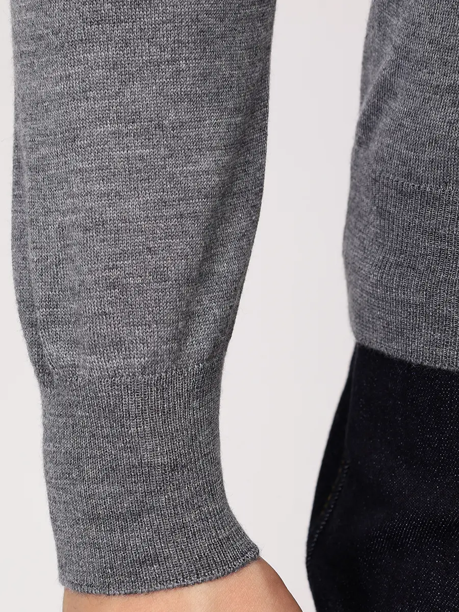 Поло из шерсти и шелка