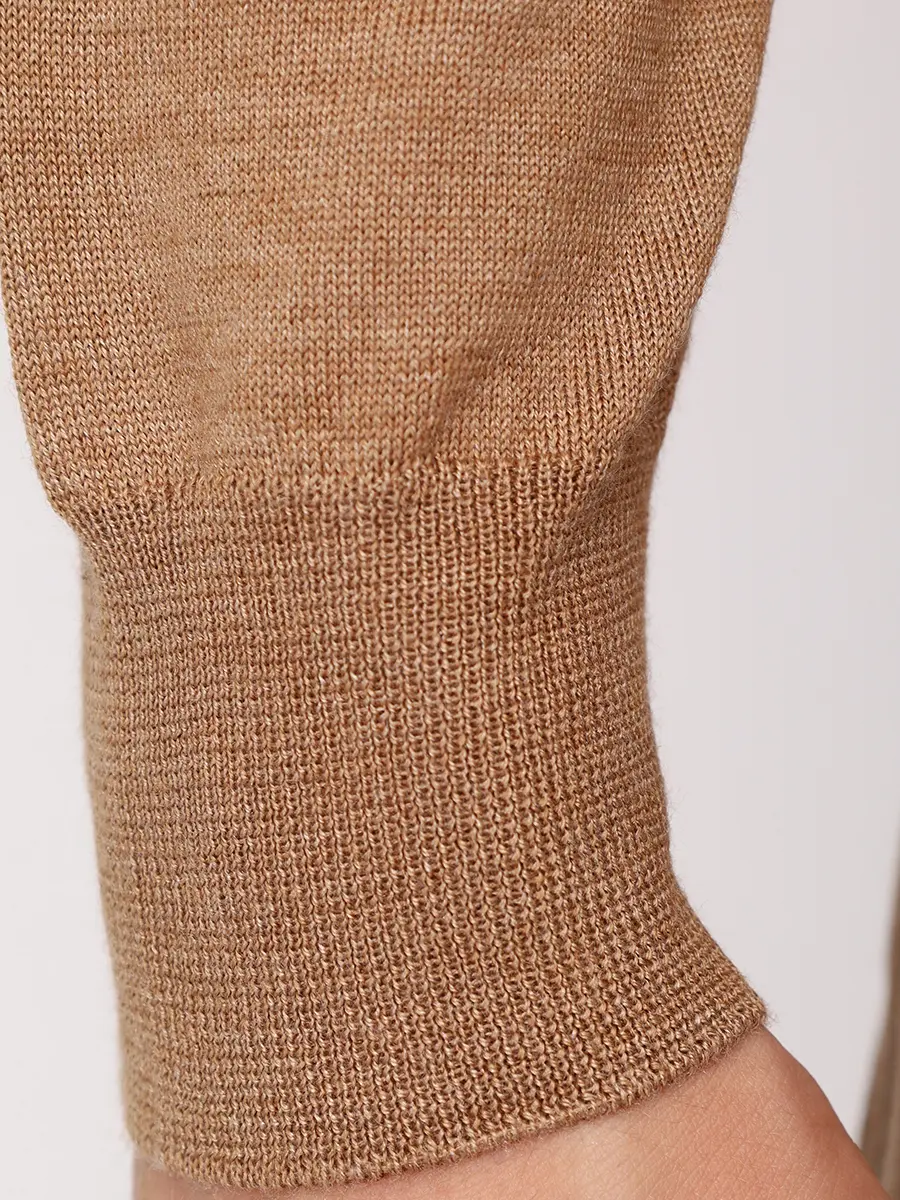 Поло из шерсти и шелка