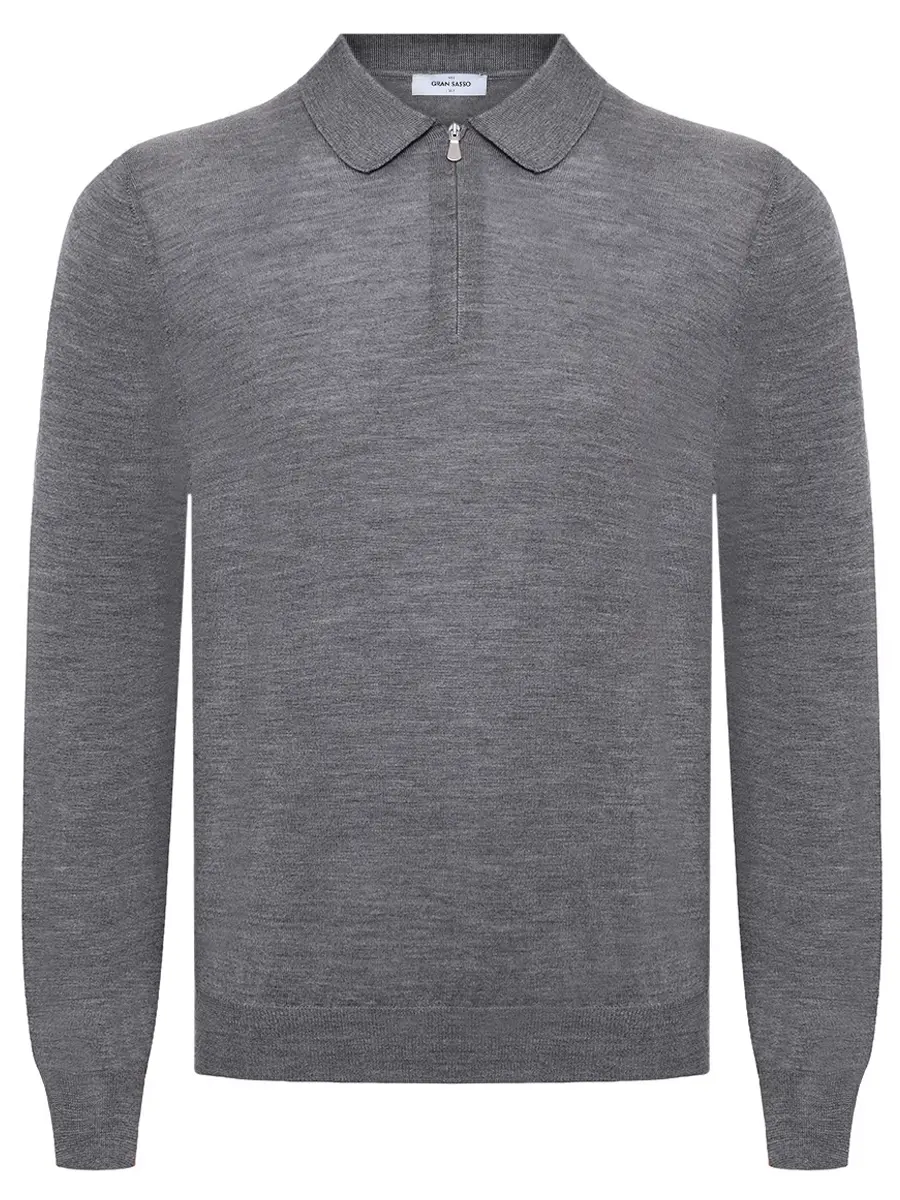 Поло из шерсти и шелка