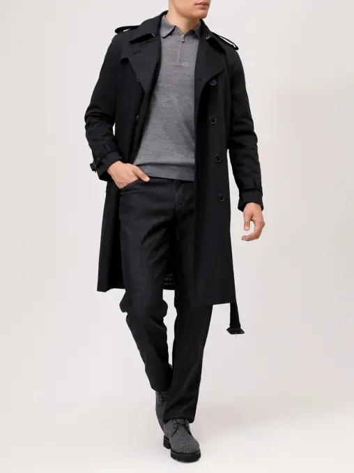 Поло из шерсти и шелка GRAN  SASSO