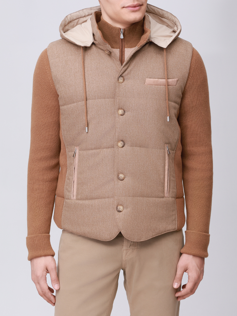 Куртка комбинированная