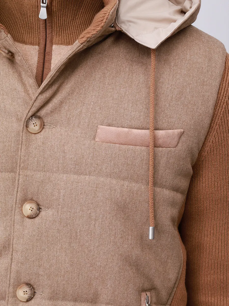 Куртка комбинированная