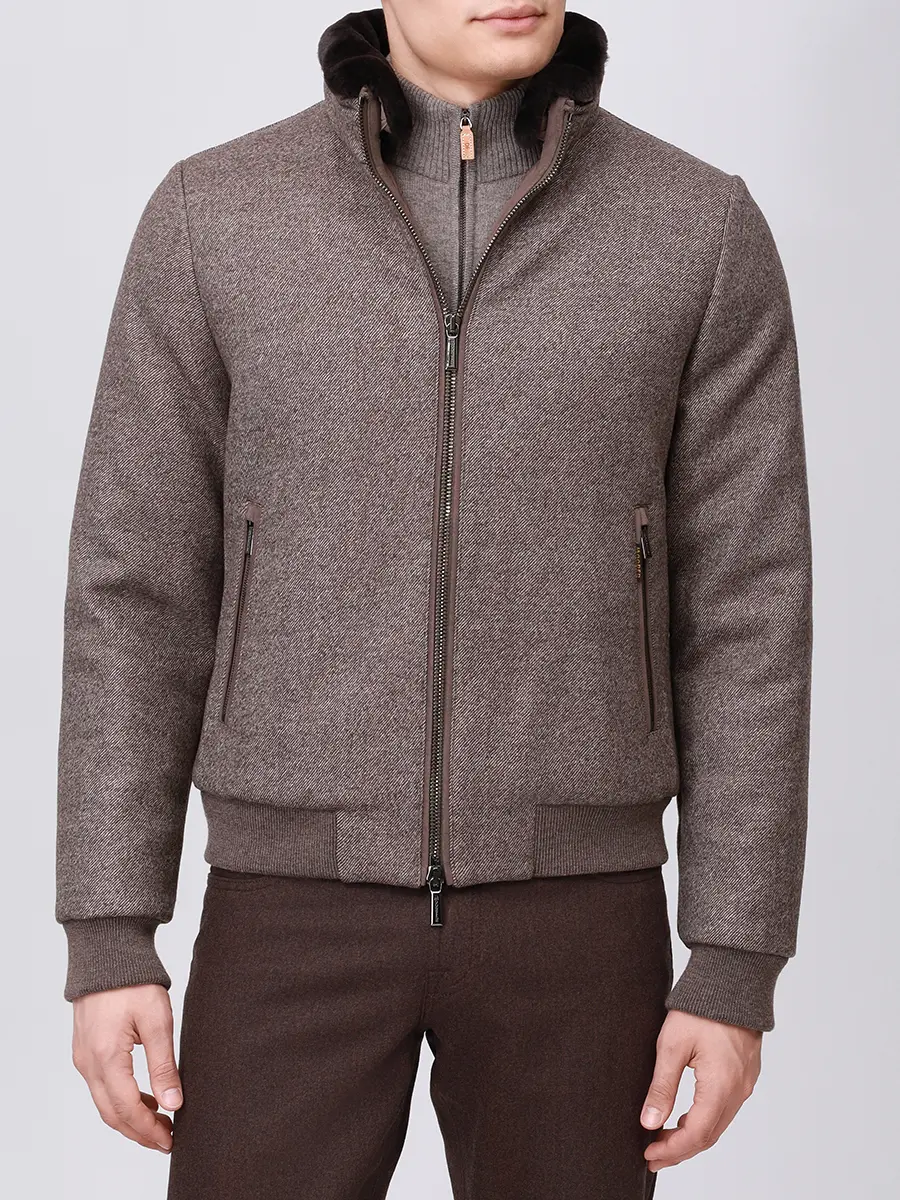 Куртка шерстяная