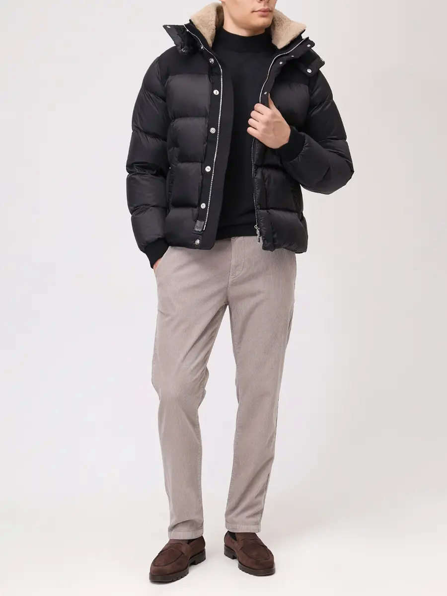 Пуховик стеганый