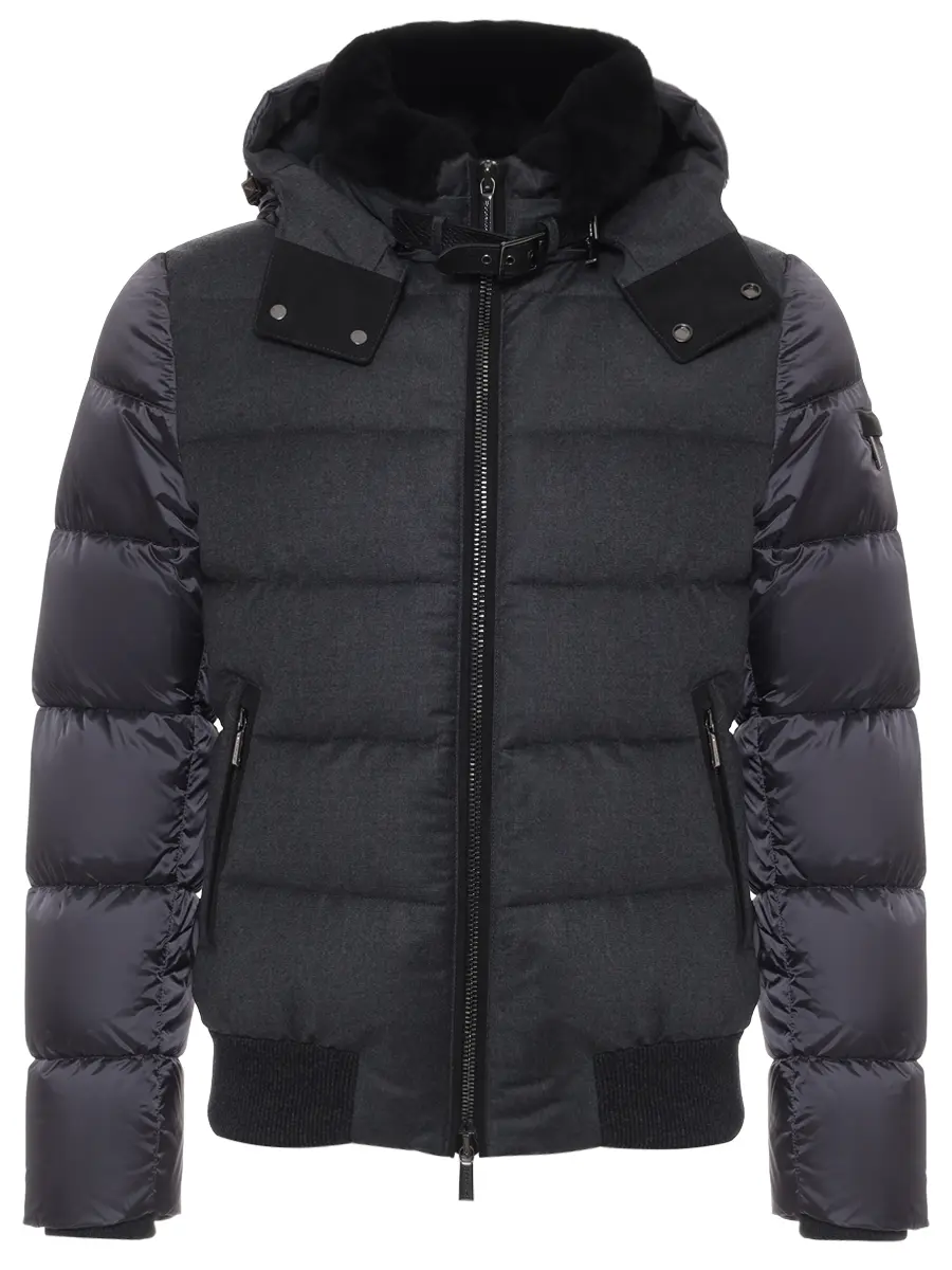 Пуховик стеганый