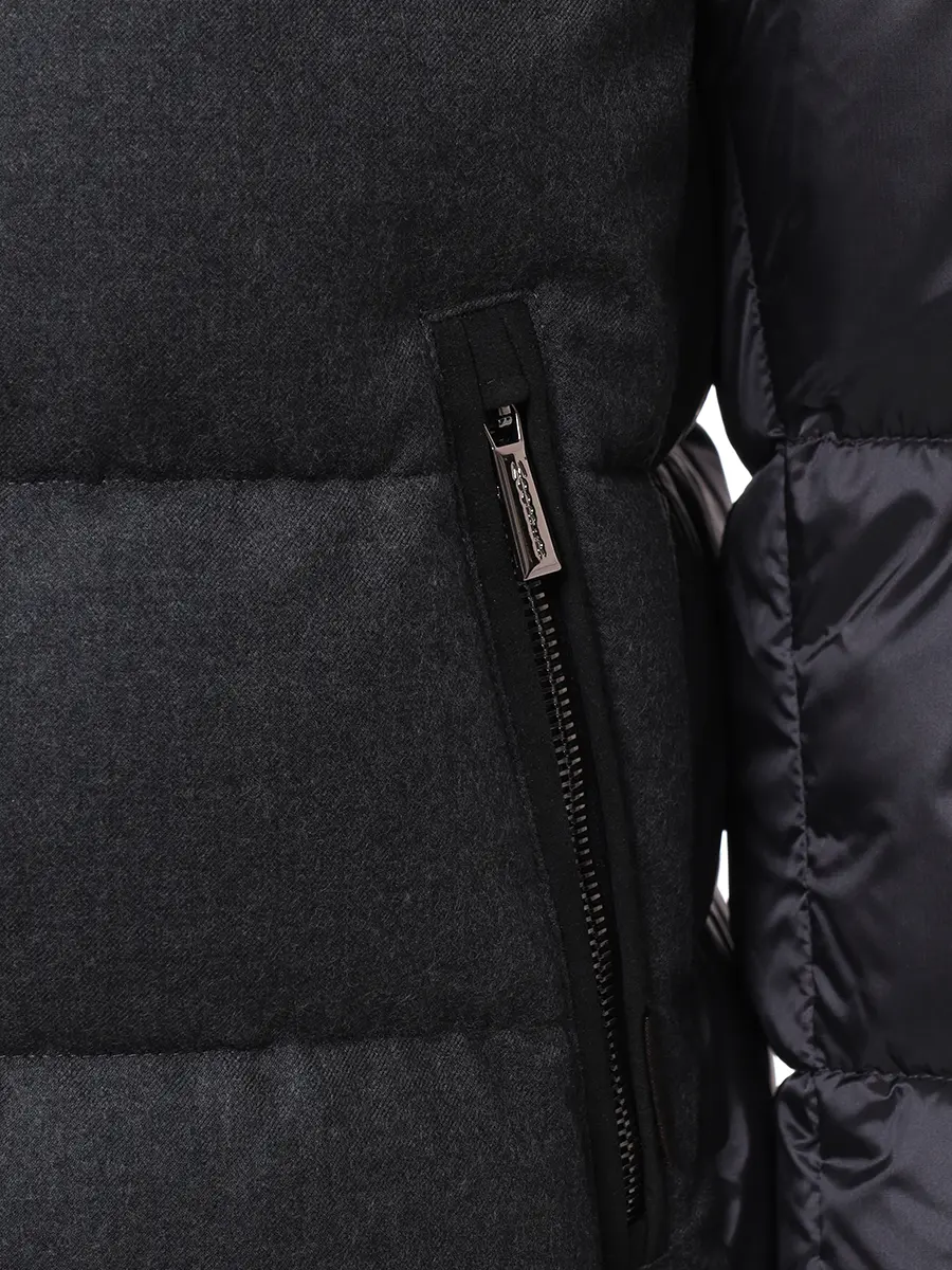 Пуховик стеганый