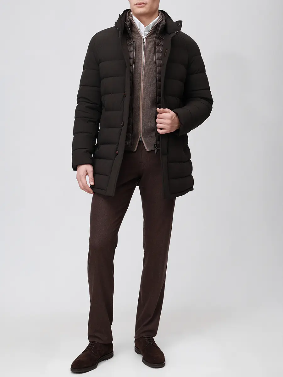 Пуховик стеганый