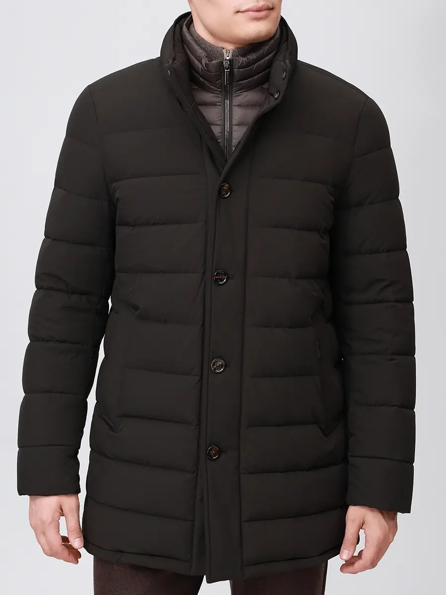 Пуховик стеганый