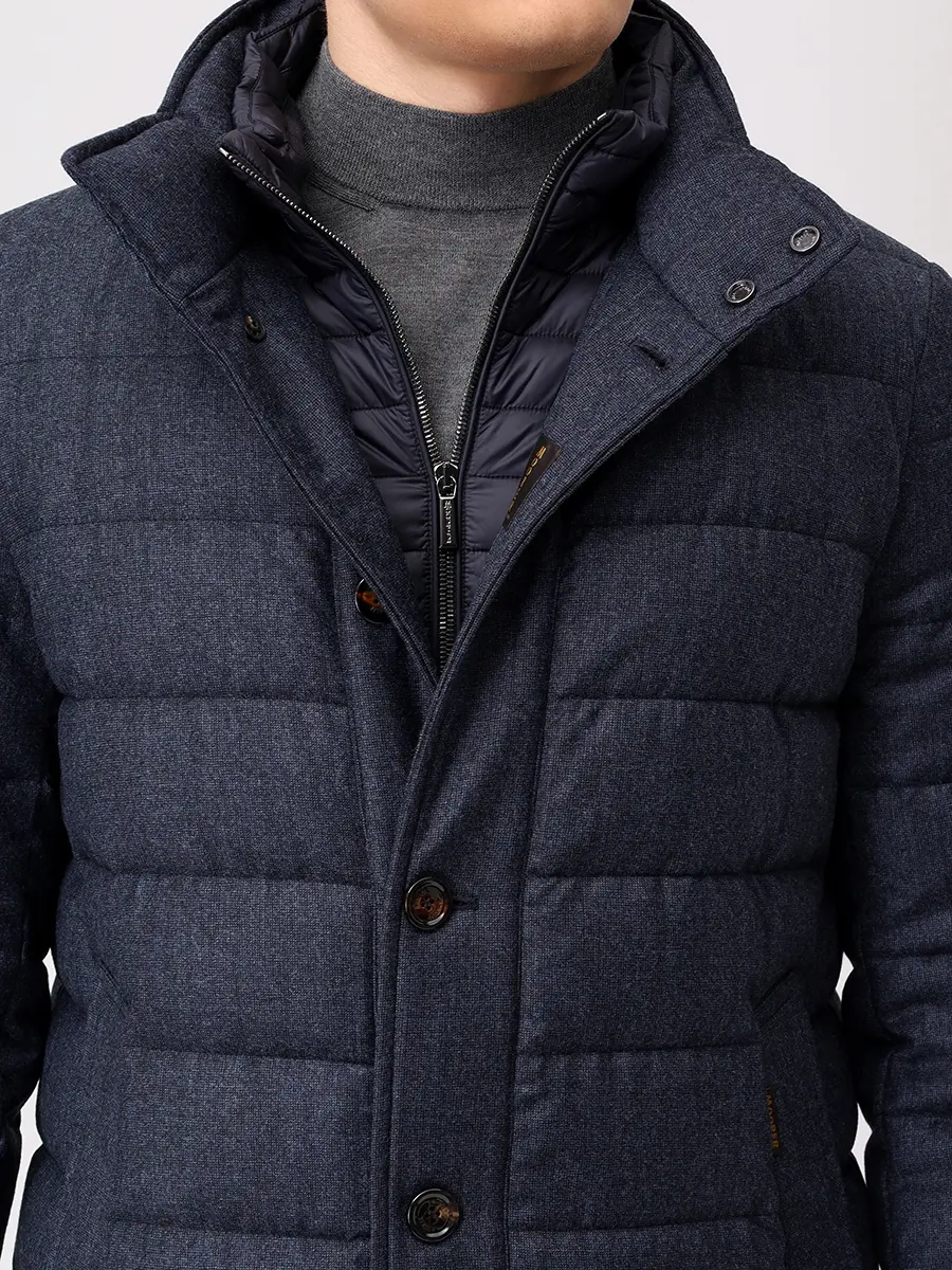 Пуховик стеганый