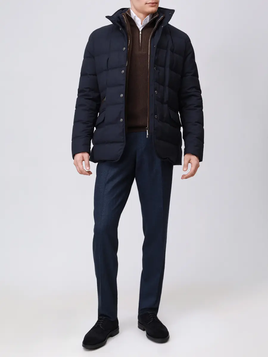 Пуховик стеганый