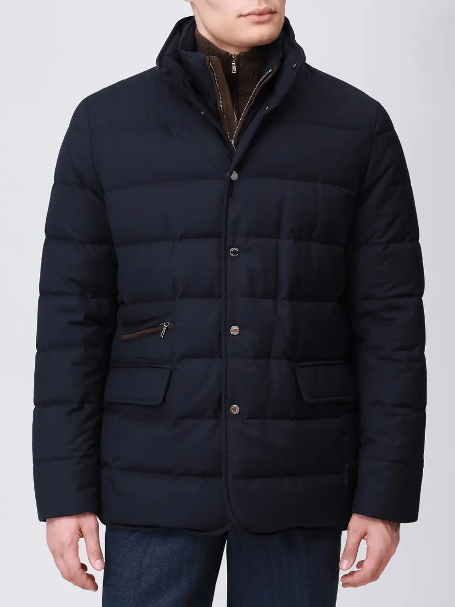 Пуховик стеганый