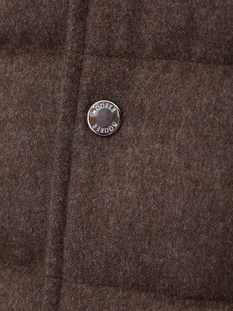 Пуховик кашемировый