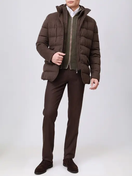 Пуховик кашемировый MOORER