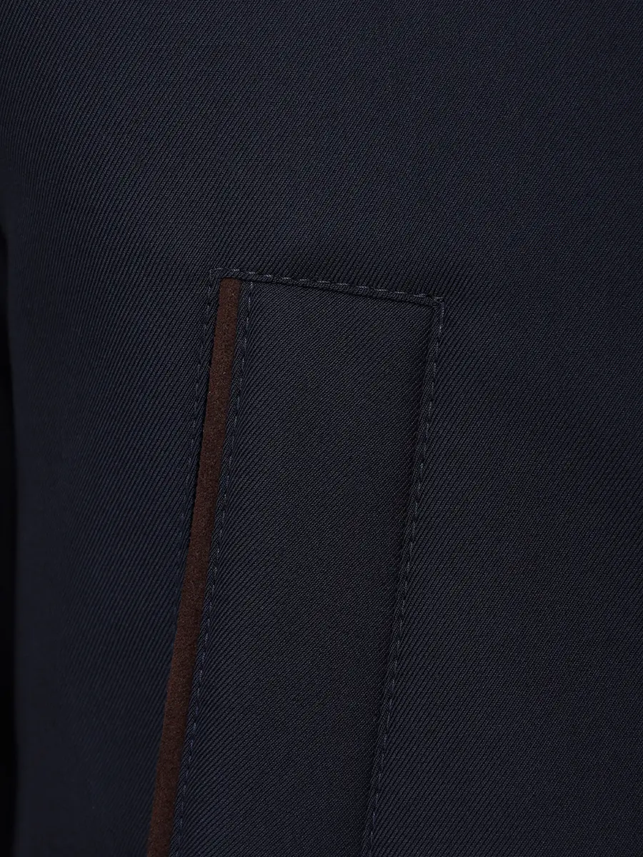 Пуховик однотонный