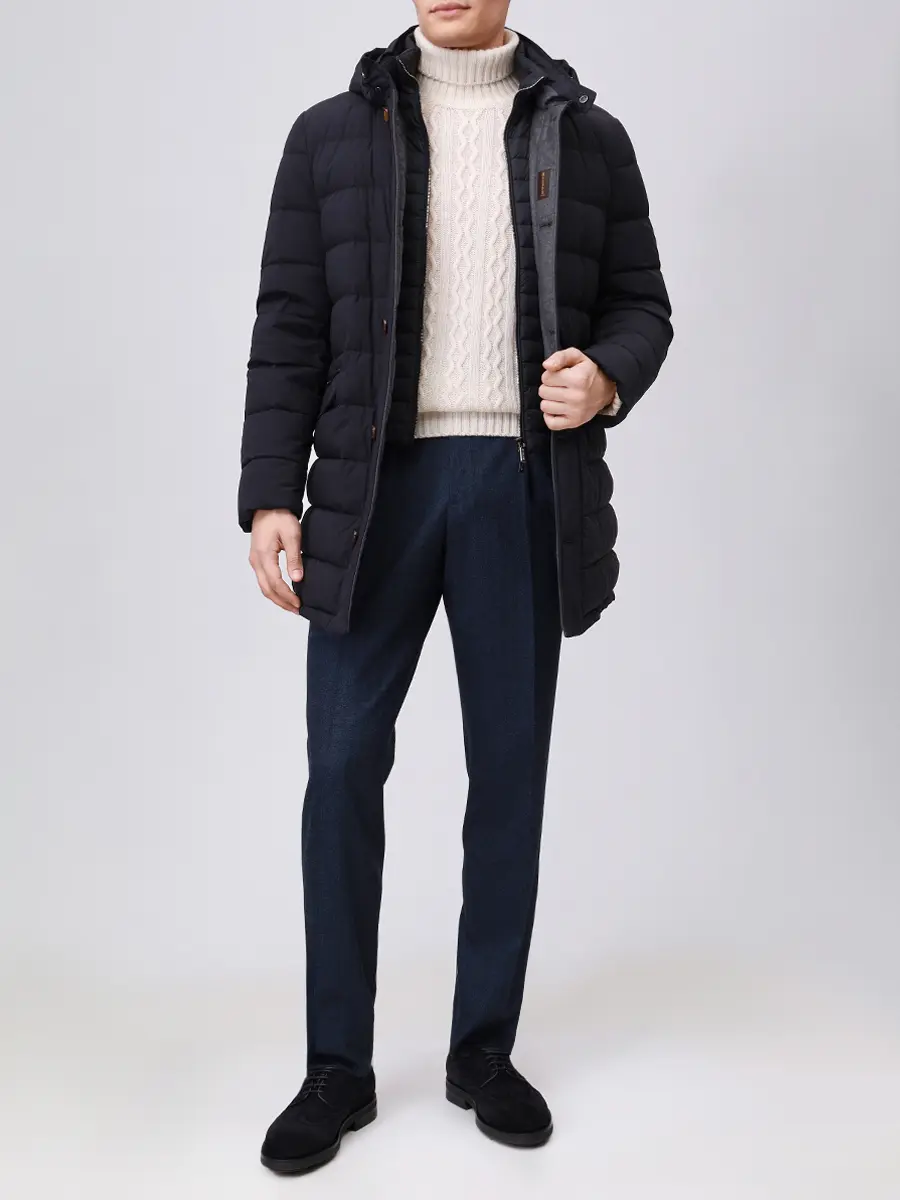 Пуховик стеганый