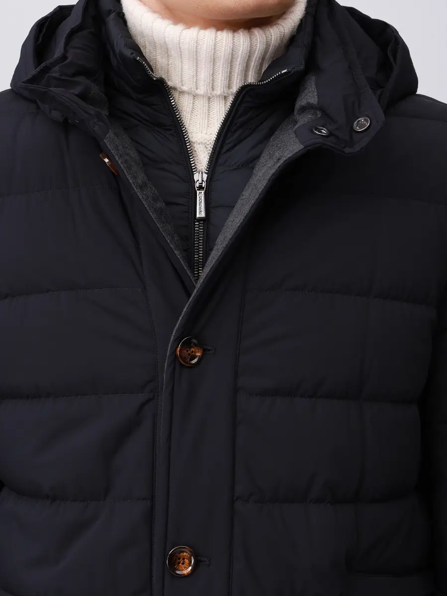 Пуховик стеганый