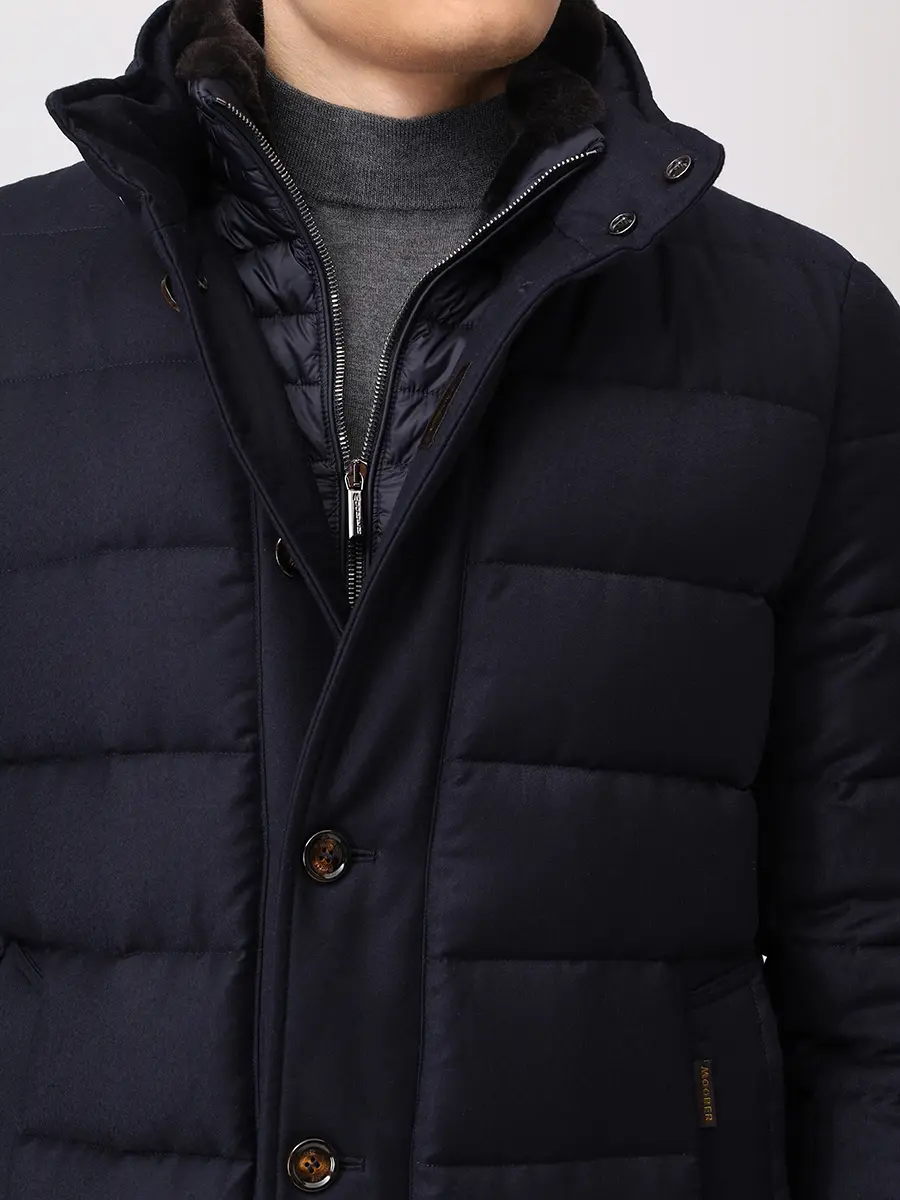 Пуховик стеганый