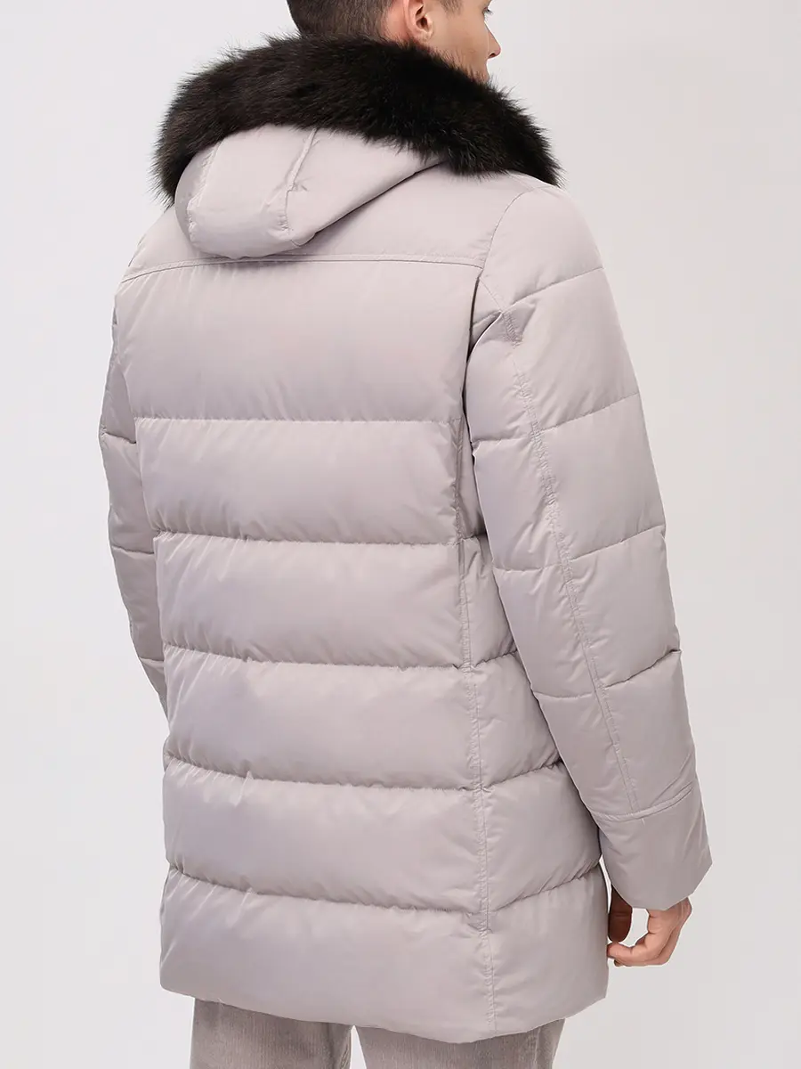 Пуховик стеганый