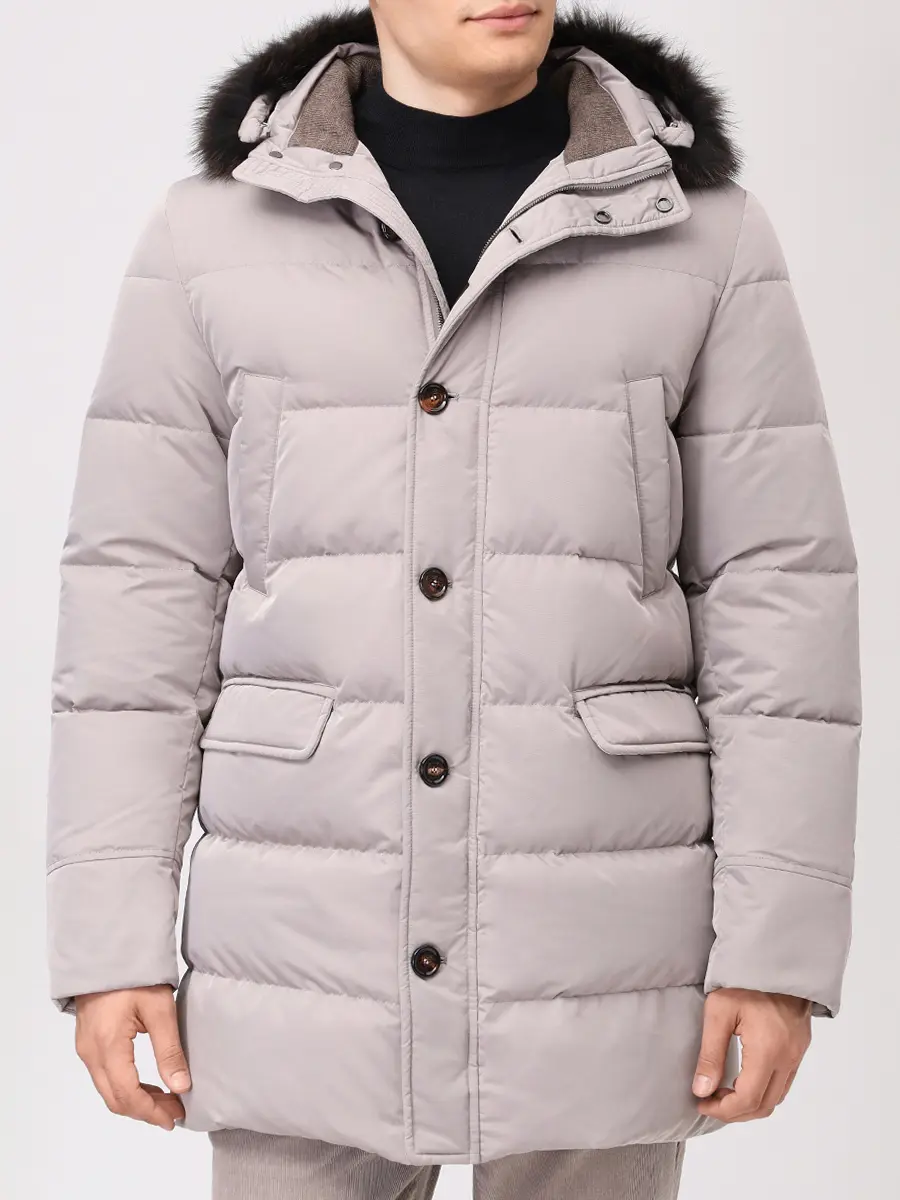 Пуховик стеганый