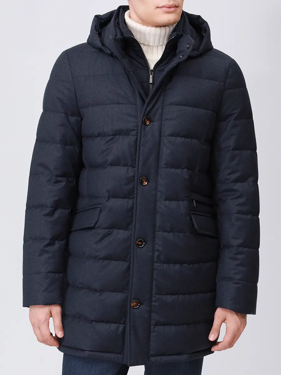 Пуховик стеганый