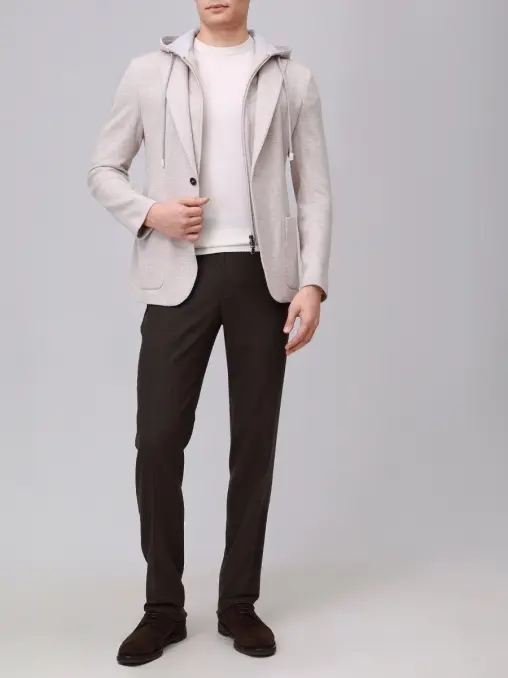 Пиджак из шерсти и хлопка FRADI