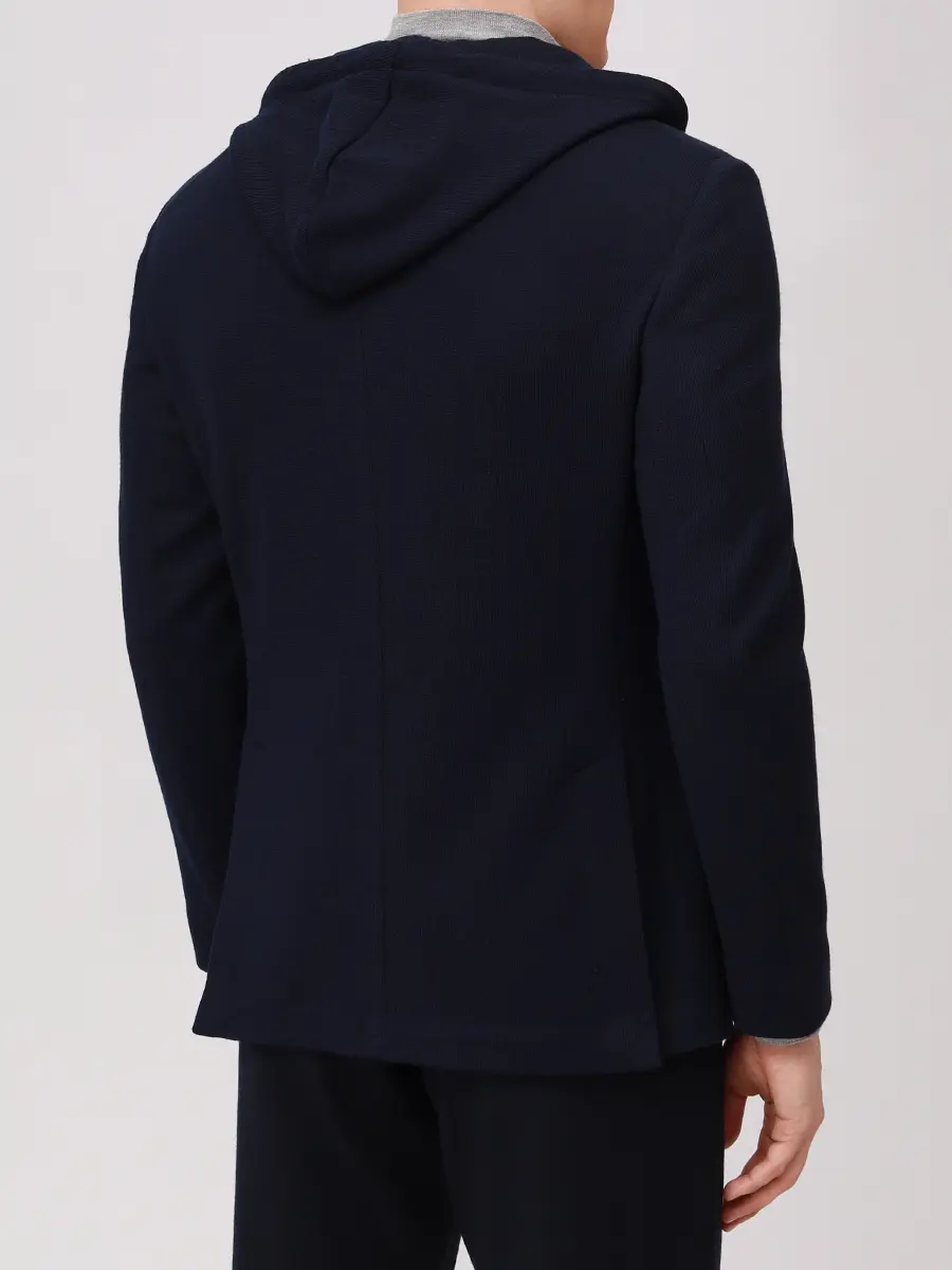 Пиджак из шерсти и хлопка