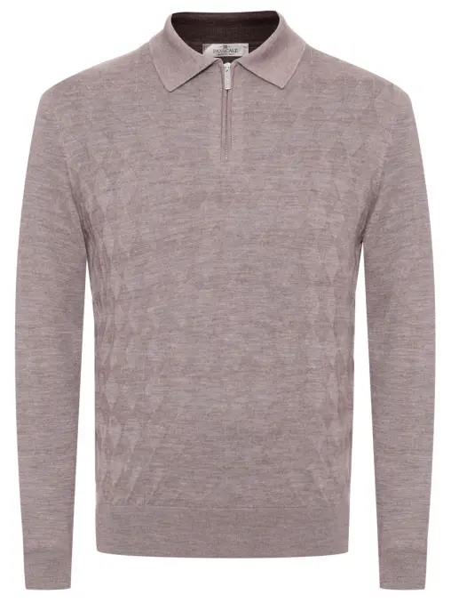 Поло из шерсти и шелка PANICALE