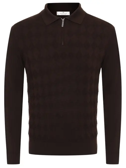 Поло из шерсти и шелка PANICALE