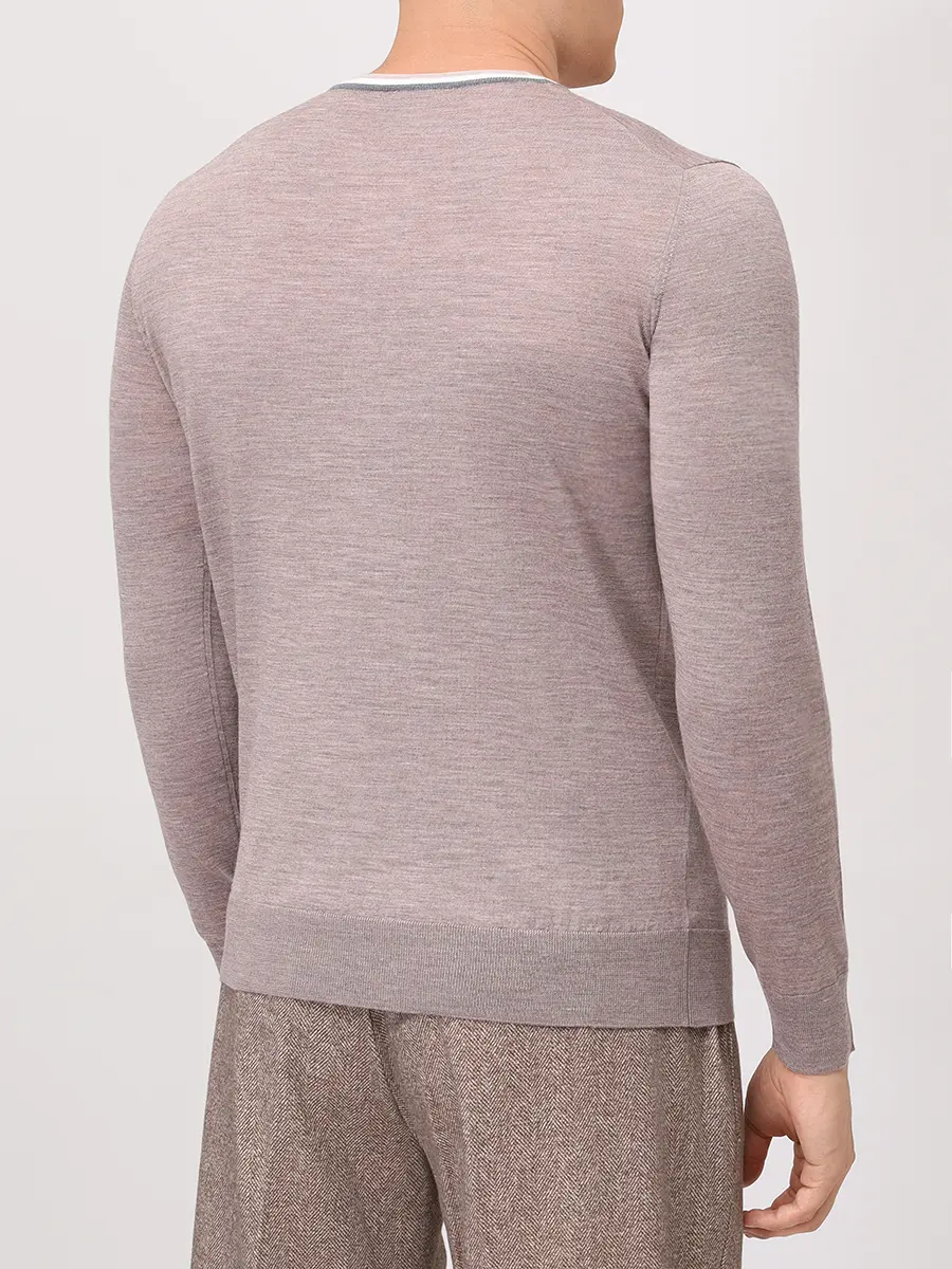 Джемпер из шерсти и шелка