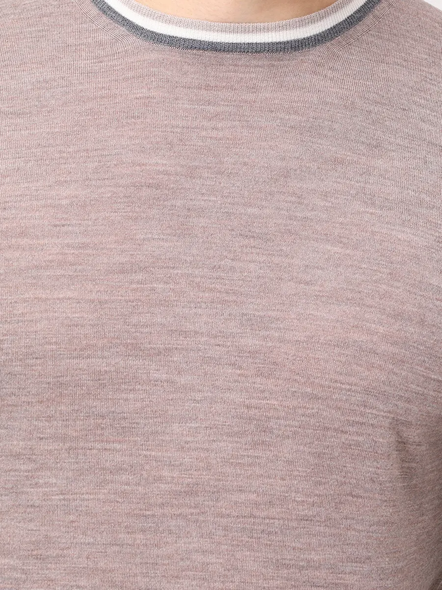 Джемпер из шерсти и шелка