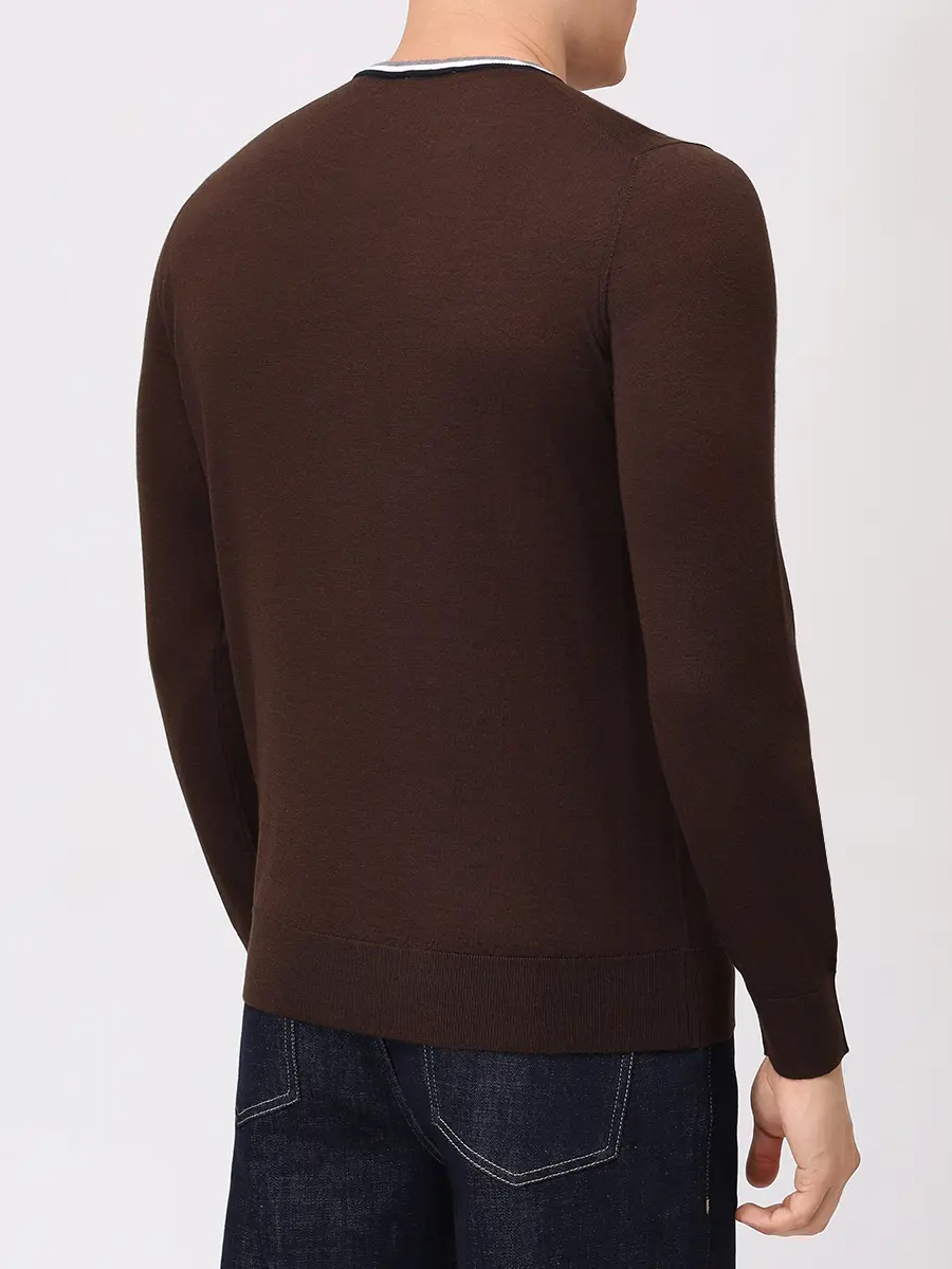 Джемпер из шерсти и шелка