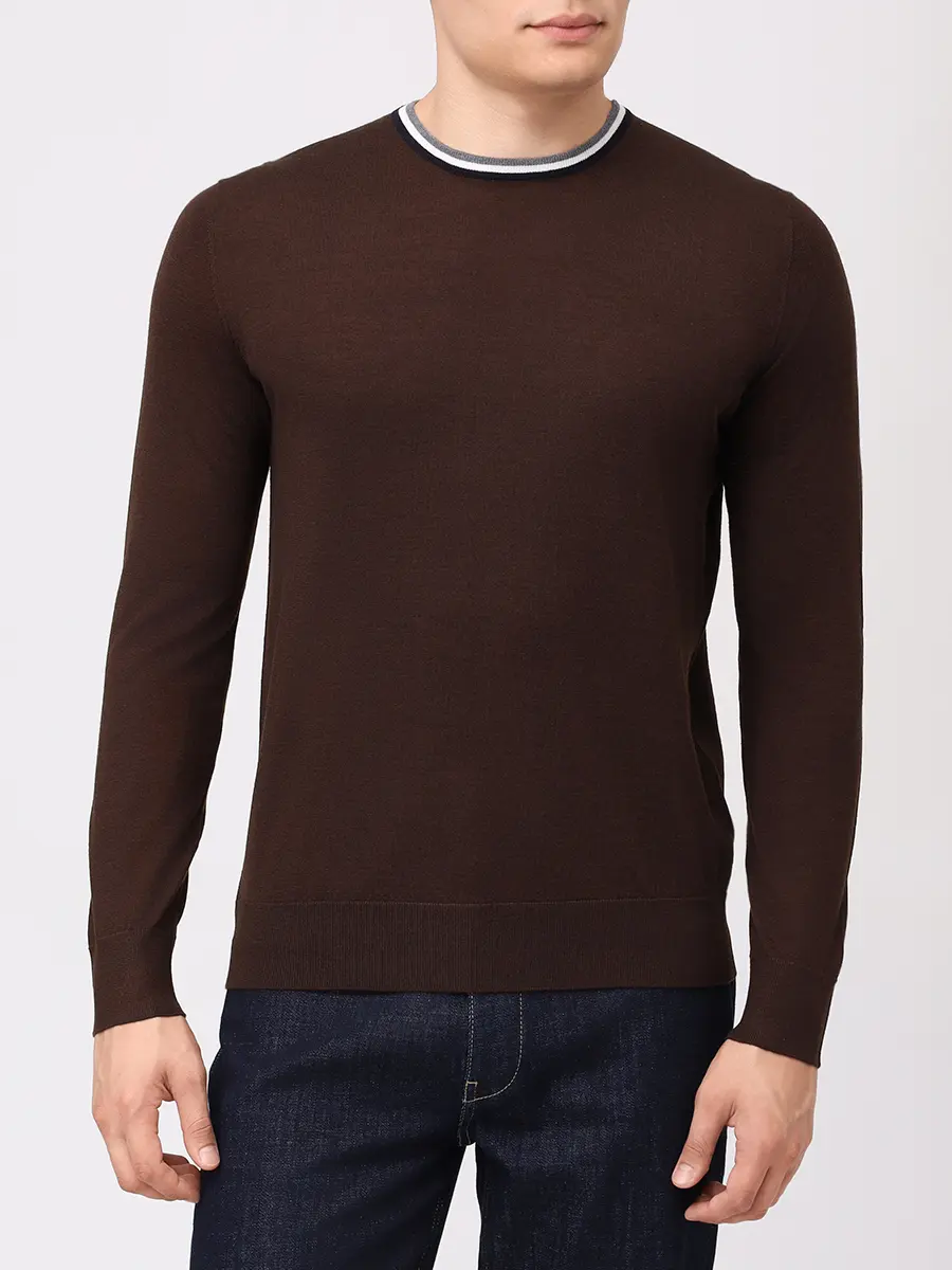 Джемпер из шерсти и шелка