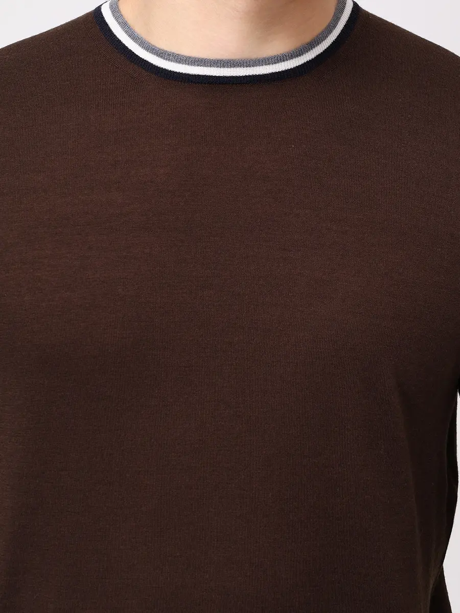 Джемпер из шерсти и шелка