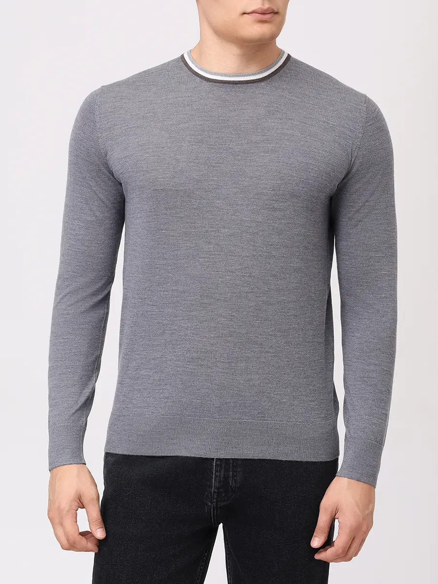 Джемпер из шерсти и шелка